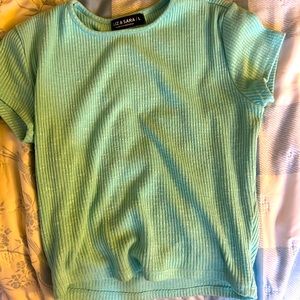 Women’s Blue Rip Top Liz & Sara - Size L